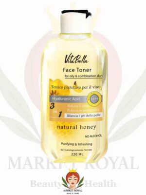 تونر پوست چرب ویتابلا مناسب پوست چرب و مختلط و بستن منافذ باز