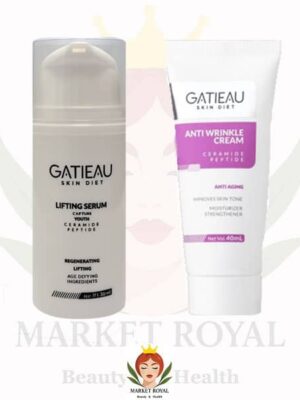 پک ضد چین و چروک و سرم لیفت صورت گاتیو مناسب جوان سازی پوست